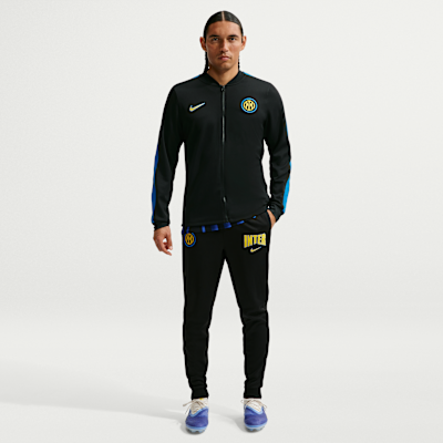 Nike Dzianinowy dres piłkarski Dri-FIT Inter Mediolan Strike (wersja trzecia)