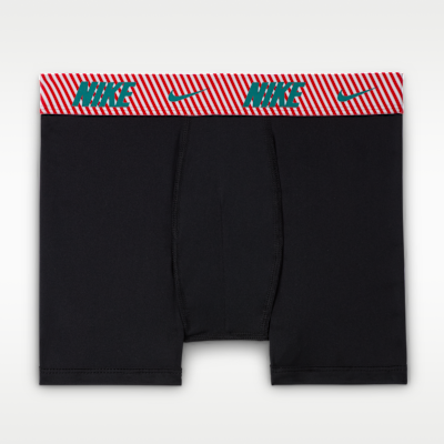 Nike Dri-FIT Big Kids' Holiday Poly Boxer Briefs (5-Pack)