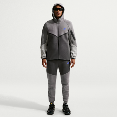 Nike Tech Fleece Windrunner Tam Boy Fermuarlı Erkek Ceketi görsel 4