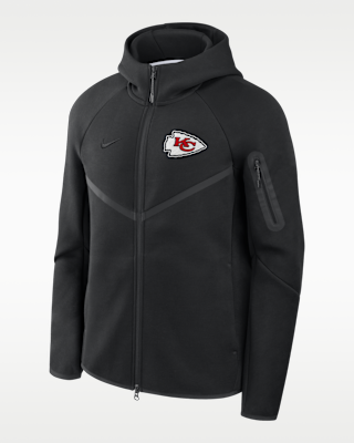 Kansas City Chiefs Tech Fleece Windrunner Men's Nike NFL Full-Zip Hooded Jacket