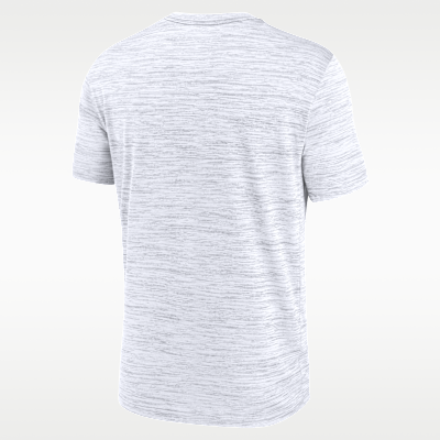 West Virginia Campus Chest Stack Velocity Men's Nike Dri-FIT College T-Shirt