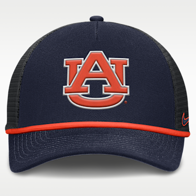 Gorra de rejilla universitaria Nike ajustable para hombre Auburn Primetime Rise