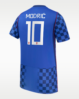 Мужские джерси Luka Modrić Croatia National Team 2026 Stadium Away Nike Dri-FIT Soccer Jersey