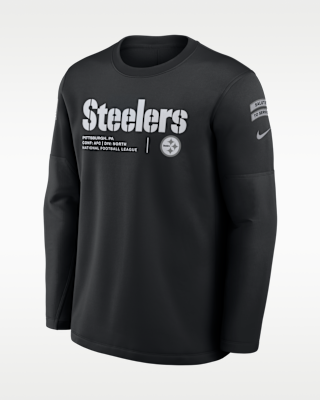 Мужские  Pittsburgh Steelers Salute to Service Sideline Coaches Nike NFL Pullover Crew