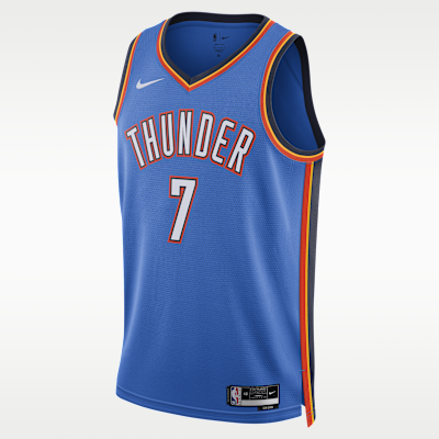 thunder jersey dress Unisex Nike Shai Gilgeous-Alexander Blue Oklahoma City 2022/23 Swingman 50OFFSELECTS1.25