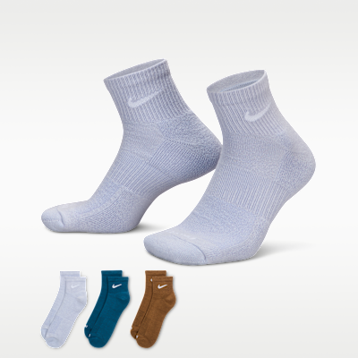 Nike Everyday Plus Cushioned Training Ankle Socks (3 Pairs)
