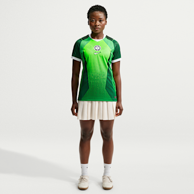 Nike Nijerya 2026 Stadyum İç Saha Nike Dri-FIT Kısa Kollu Kadın Futbol Forması görsel 4