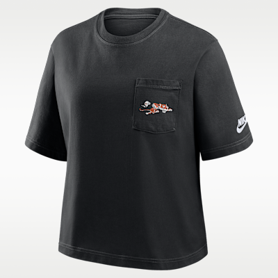 Cincinnati Bengals Rewind Pocket Boxy Women's Nike NFL T-Shirt