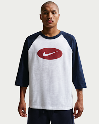 Мужские  Nike Club 3/4-Sleeve Raglan Top