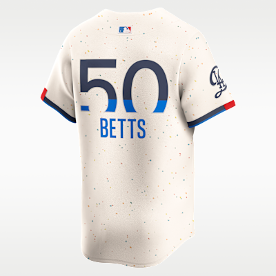 Jersey Nike Dri-FIT ADV de la MLB Limited para hombre Mookie Betts Los Angeles Dodgers City Connect