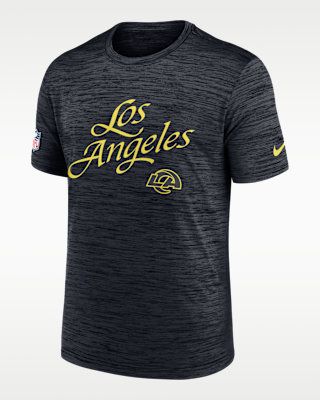Мужская футболка Los Angeles Rams Rivalries Collection Sideline Velocity Nike Dri-FIT NFL