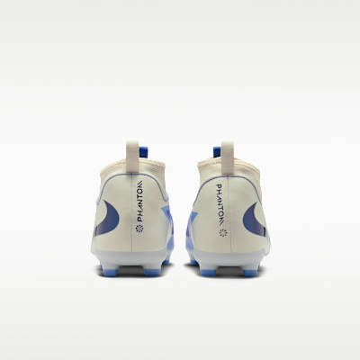 Nike Jr. Phantom 6 High Academy LV8-fodboldstøvler til græs til større børn