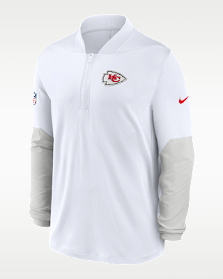 Мужские  Kansas City Chiefs Feel The Pressure Nike Dri-FIT NFL 1/2-Zip Top