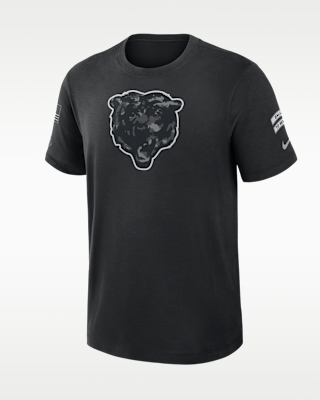 Мужская футболка Chicago Bears Salute to Service Slub Nike Dri-FIT NFL