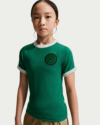 Детские шорты Nike Sportswear Big Kids' (Girls') Short-Sleeve Rib Top