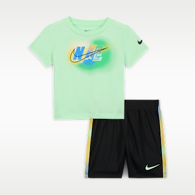 Conjunto com calções Nike Hazy Rays para bebé (12-24 meses)
