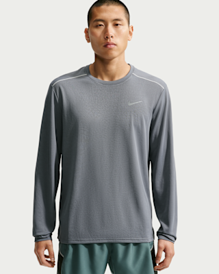 Мужские Nike Miler Dri-FIT Long-Sleeve Top для бега
