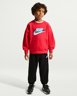 Детские  Nike Sportswear Little Kids' Snow Motion Fleece Crew 2-Piece Set