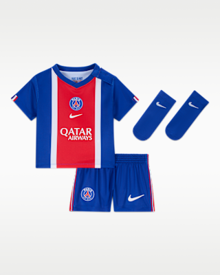Детские  Paris Saint-Germain 2026 Stadium Home Baby/Toddler Nike Soccer Replica 3-Piece Kit