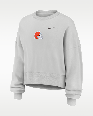 Женские  Cleveland Browns Primetime Phoenix Nike NFL Oversized Pullover Crew