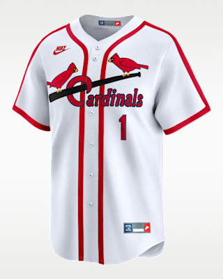 Мужские джерси Ozzie Smith St. Louis Cardinals Cooperstown Nike Dri-FIT ADV MLB Limited Jersey