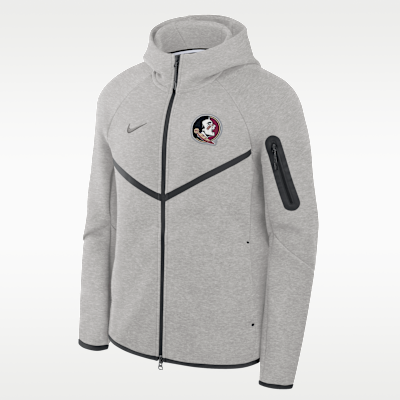Chamarra universitaria Nike con gorro de cierre completo para hombre Florida State Tech Fleece Windrunner