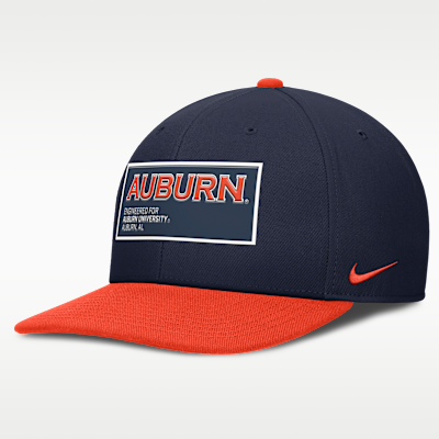 Gorra universitaria Nike Dri-FIT ajustable para hombre Auburn On-Field Pro