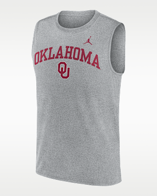 Мужские  Oklahoma Primetime Arch Legend Nike Dri-FIT College Muscle Tank Top