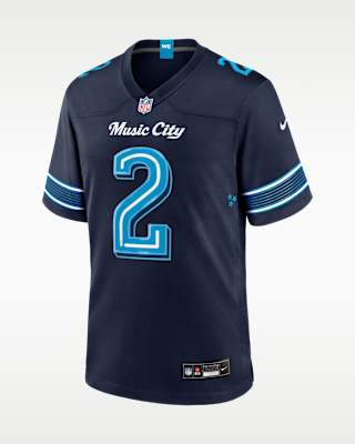 Мужские джерси Tyjae Spears Tennessee Titans Rivalries Collection Nike NFL Game Jersey