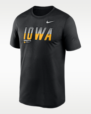 Мужская футболка Iowa Sideline Legend Nike Dri-FIT College