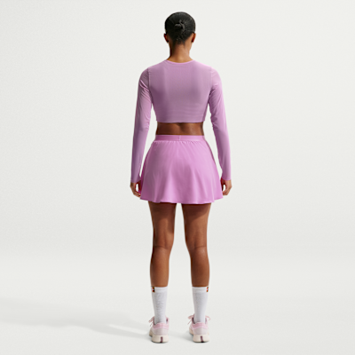 NikeCourt Slam Dri-FIT Yüksek Belli Kadın Tenis Eteği görsel 5