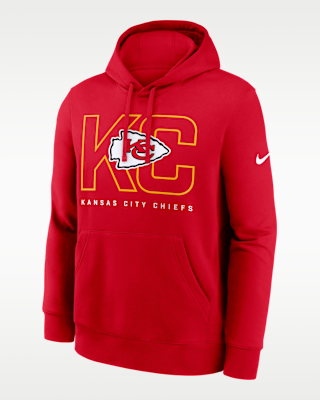 Мужское худи Kansas City Chiefs Busted Play Club Nike NFL Pullover Hoodie