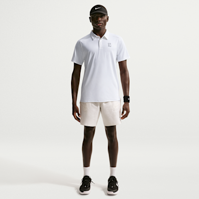NikeCourt Advantage Dri-FIT Erkek Tenis Polo Üstü görsel 4