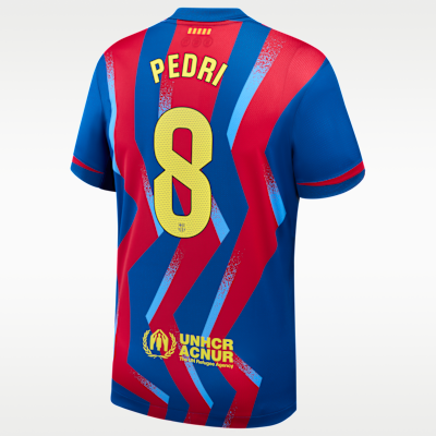 Pedri Barcelona 2025/26 Stadium Fourth Men's Nike Dri-FIT Soccer Jersey