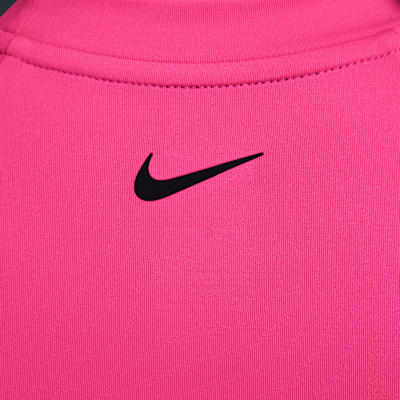 Playera de manga larga Nike Swim Hydroguard para niñas talla pequeña