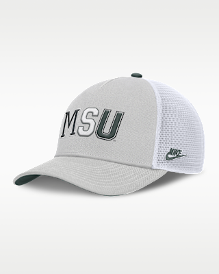 Женские  Michigan State Legacy Basketball Rise Nike College Trucker Adjustable Hat для баскетбола