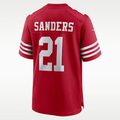 Deion Sanders San Francisco 49ers Retired Men's Nike NFL Game Jersey