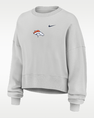 Женские Denver Broncos Primetime Phoenix Nike NFL Oversized Pullover Crew