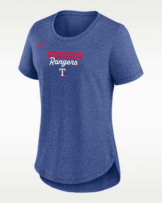 Женская футболка Texas Rangers Arched Team Name Nike MLB