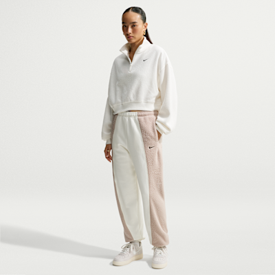 Брюки женские Nike Studio Fleece Heavyweight Plush Oversized High-Rise Pants