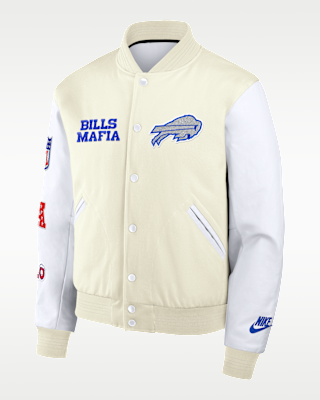 Мужская куртка Buffalo Bills Rivalries Collection Nike NFL Full-Snap Varsity