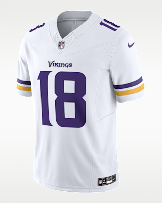Мужские джерси Justin Jefferson Minnesota Vikings Nike Dri-FIT NFL Limited Football Jersey для футбола