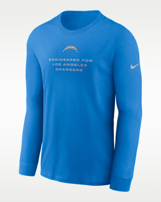 Мужская футболка Los Angeles Chargers Team Issue Nike Dri-FIT NFL Long-Sleeve