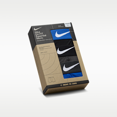 Nike Dri-FIT Essentials Big Kids' Boxer Briefs (3-Pack)