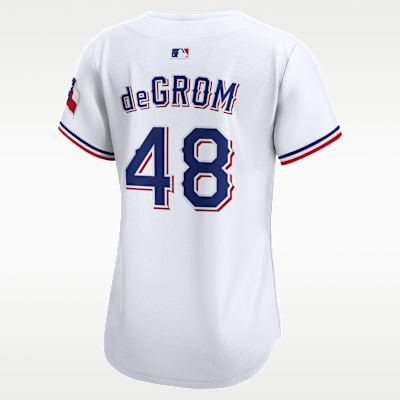 Jacob deGrom Texas Rangers Women’s Nike Dri-FIT ADV MLB Limited Jersey