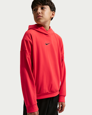 Детское худи Nike Pro Big Kids' (Boys') Dri-FIT Fleece Pullover Hoodie