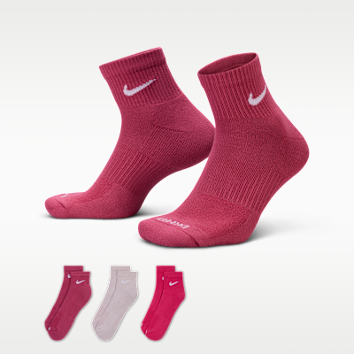 Nike Everyday Plus Cushioned Training Ankle Socks (3 Pairs)