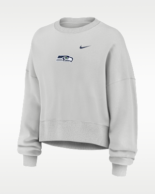 Женские Seattle Seahawks Primetime Phoenix Nike NFL Oversized Pullover Crew