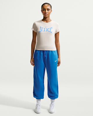Женские  Nike Sportswear Phoenix Fleece High-Waisted Oversized Sweatpants