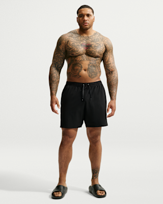 Мужские шорты Nike Swim Contend Essential 7" Brief-Lined Volley Short (Big Tall)